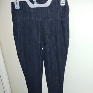 Agnes & Dora Jean Denim Blue Leggings size Medium